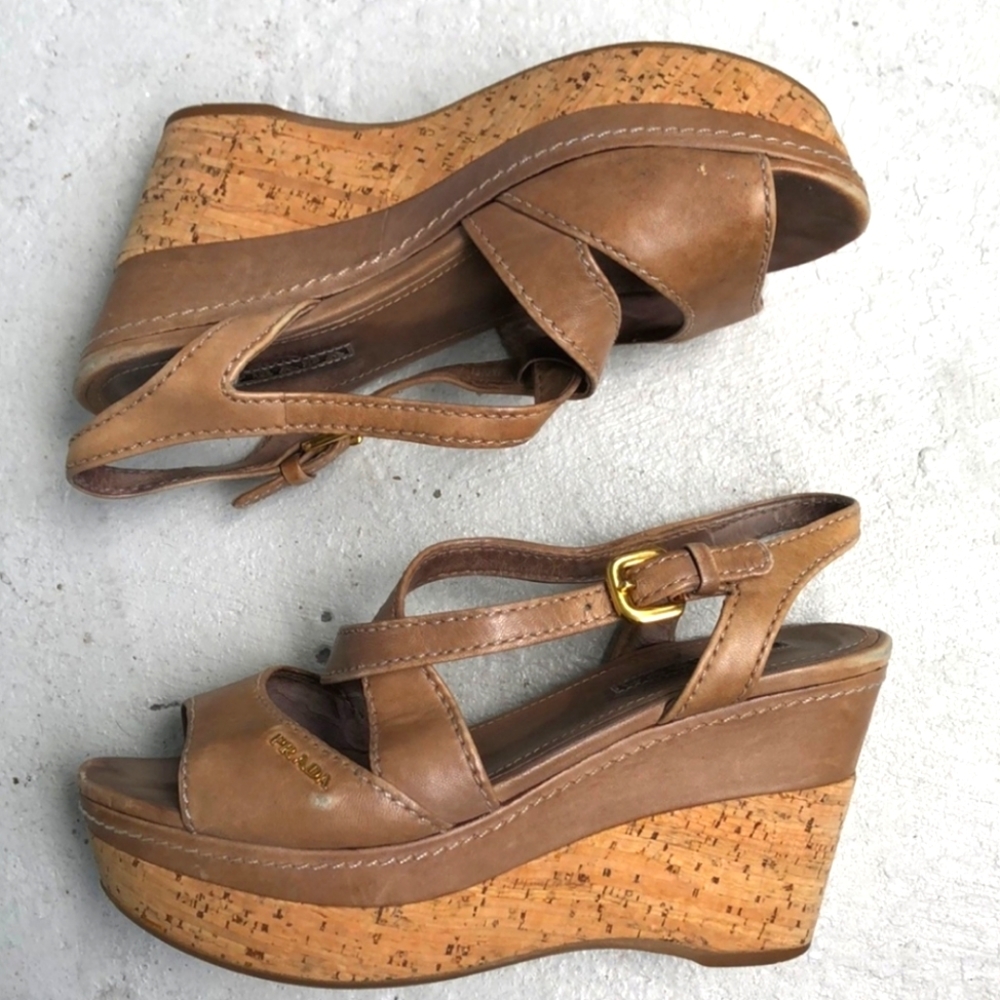 Prada wedges